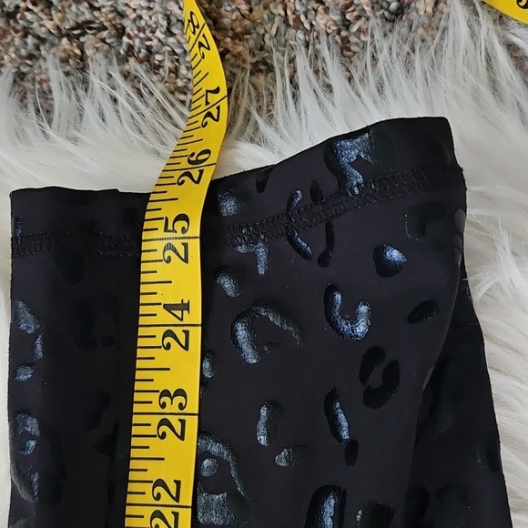 Cato Black on Black Leopard Print Leggings - Picture 13 of 13